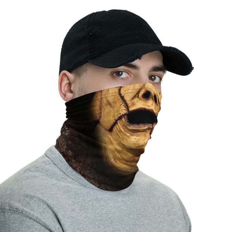 Face Mask Leatherface Skin Dust Mask Chainsaw Massacre Etsy