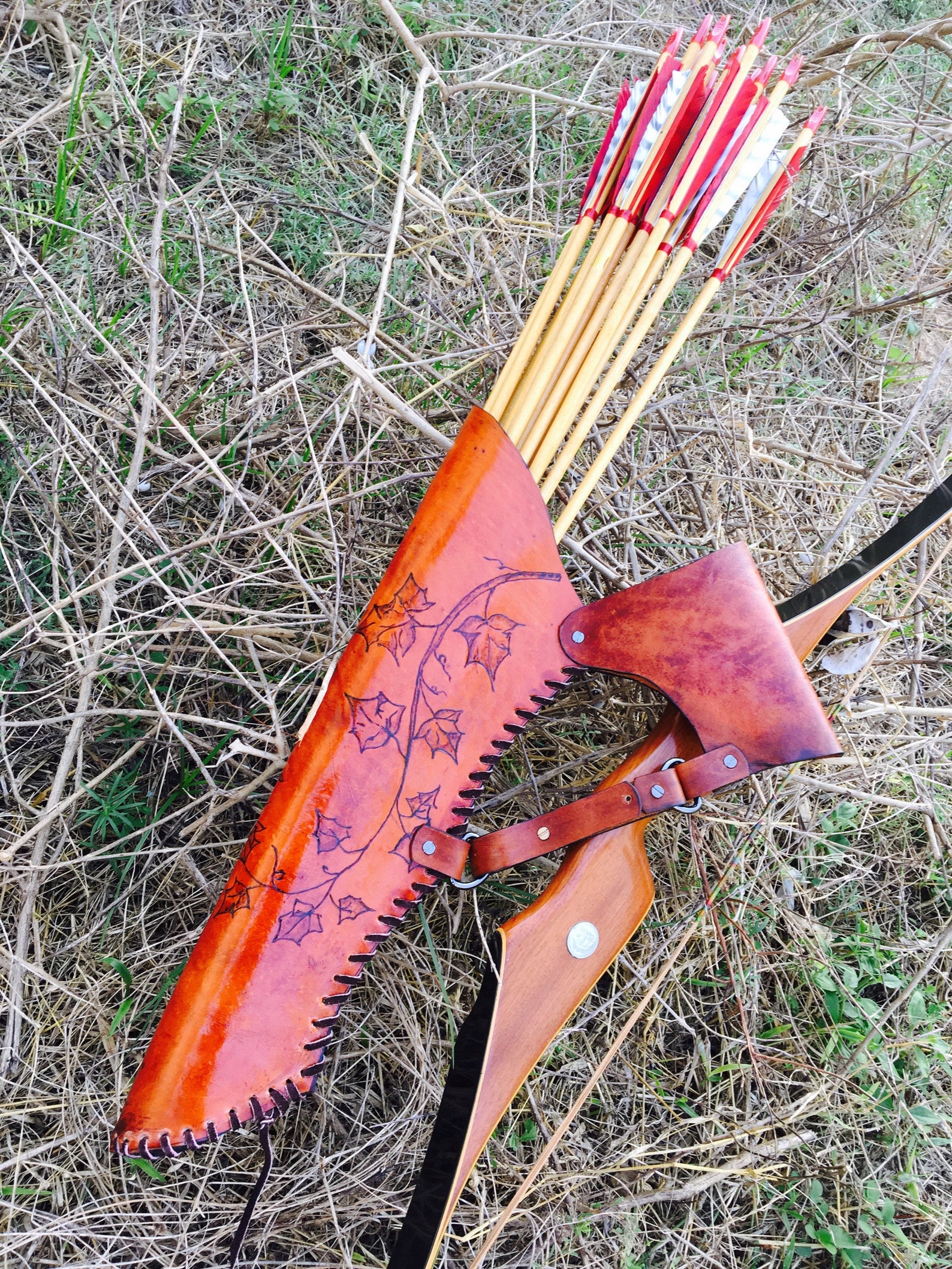 Hip Quiver Field Quiver Belt Quiver Traditional Archery Custom Etsy