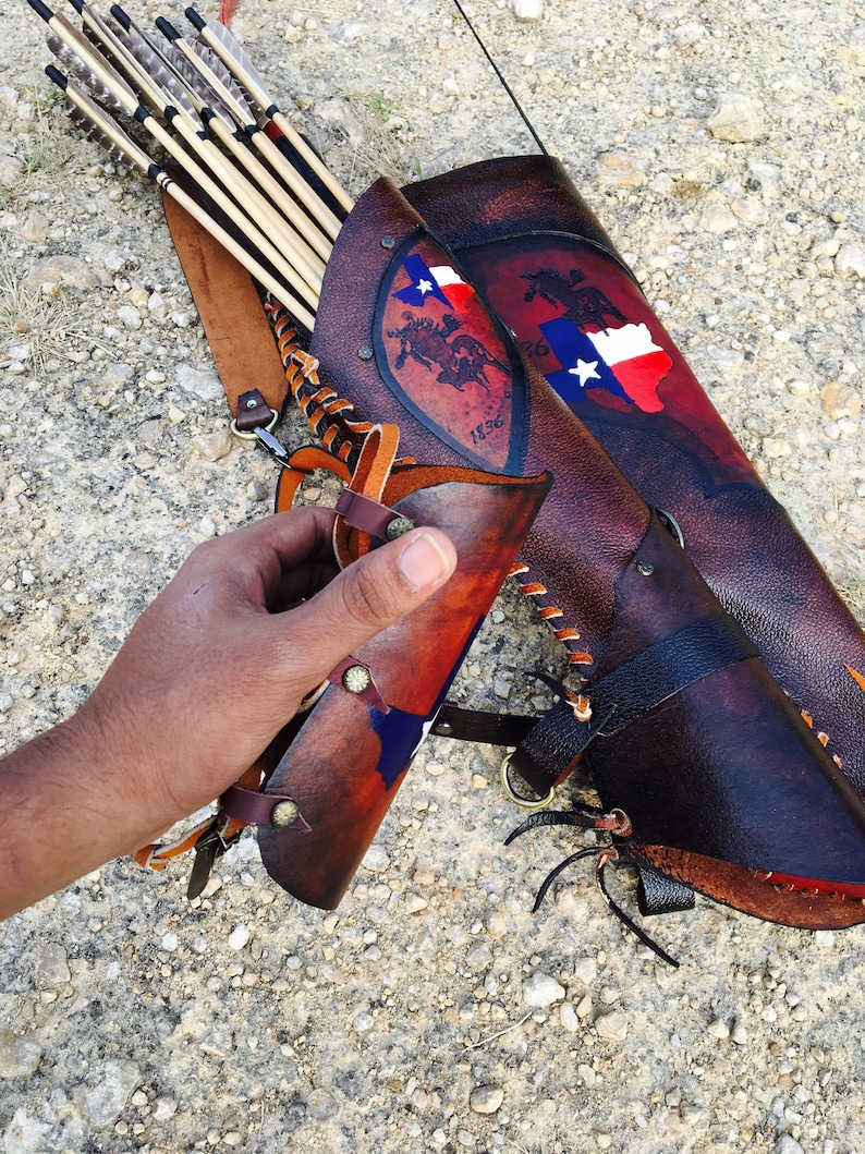 Horse Bow Bow Case Quiver and Arm Guard Complete Matching Set Etsy