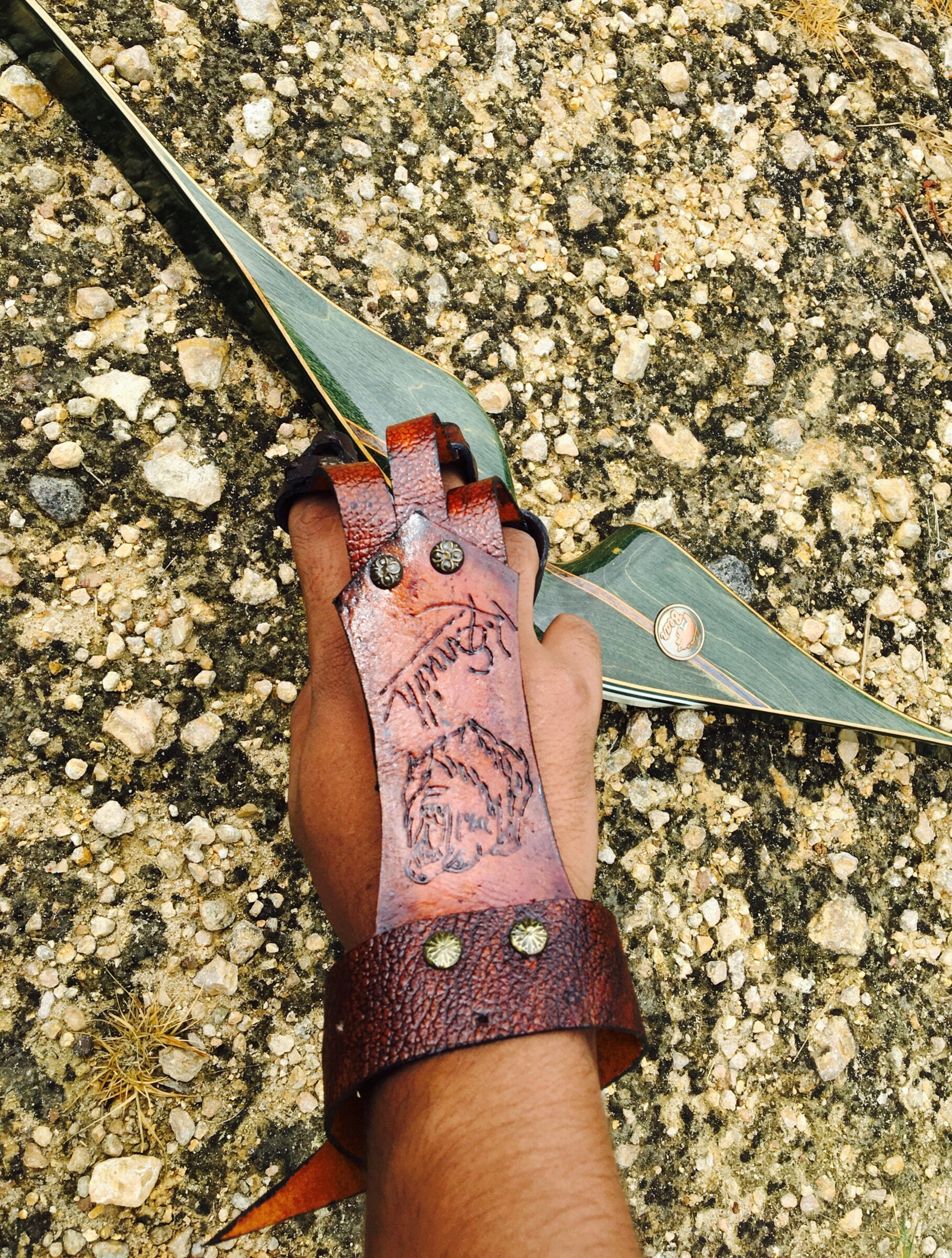 Traditional Archery Shooting Glove Custom Handmade Custom Art Etsy