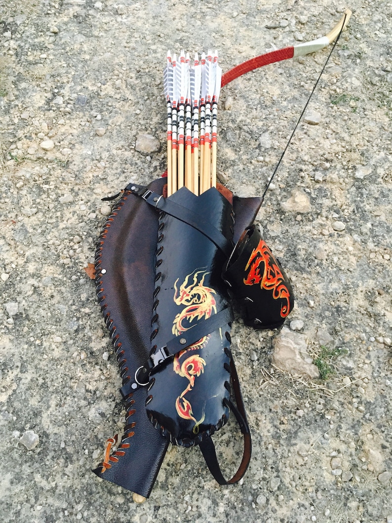 Horse Bow Bow Case Quiver and Arm Guard Complete matching set Etsy