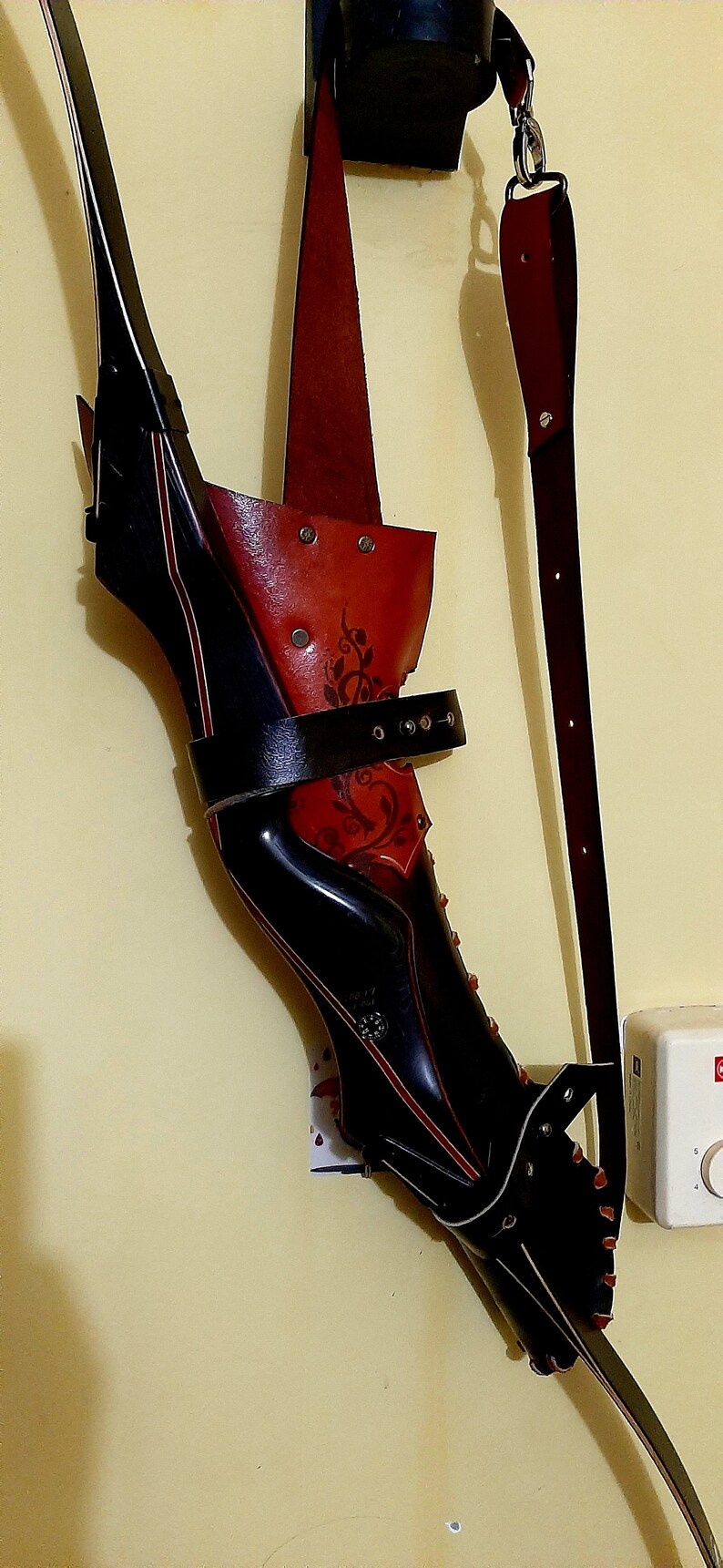 Archery Traditional Back Quiver Custom Art Pyrography Vine Art Etsy