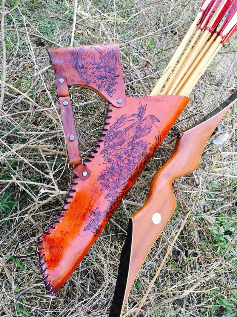 Hip Quiver Field Quiver Belt Quiver Traditional Archery Custom Etsy