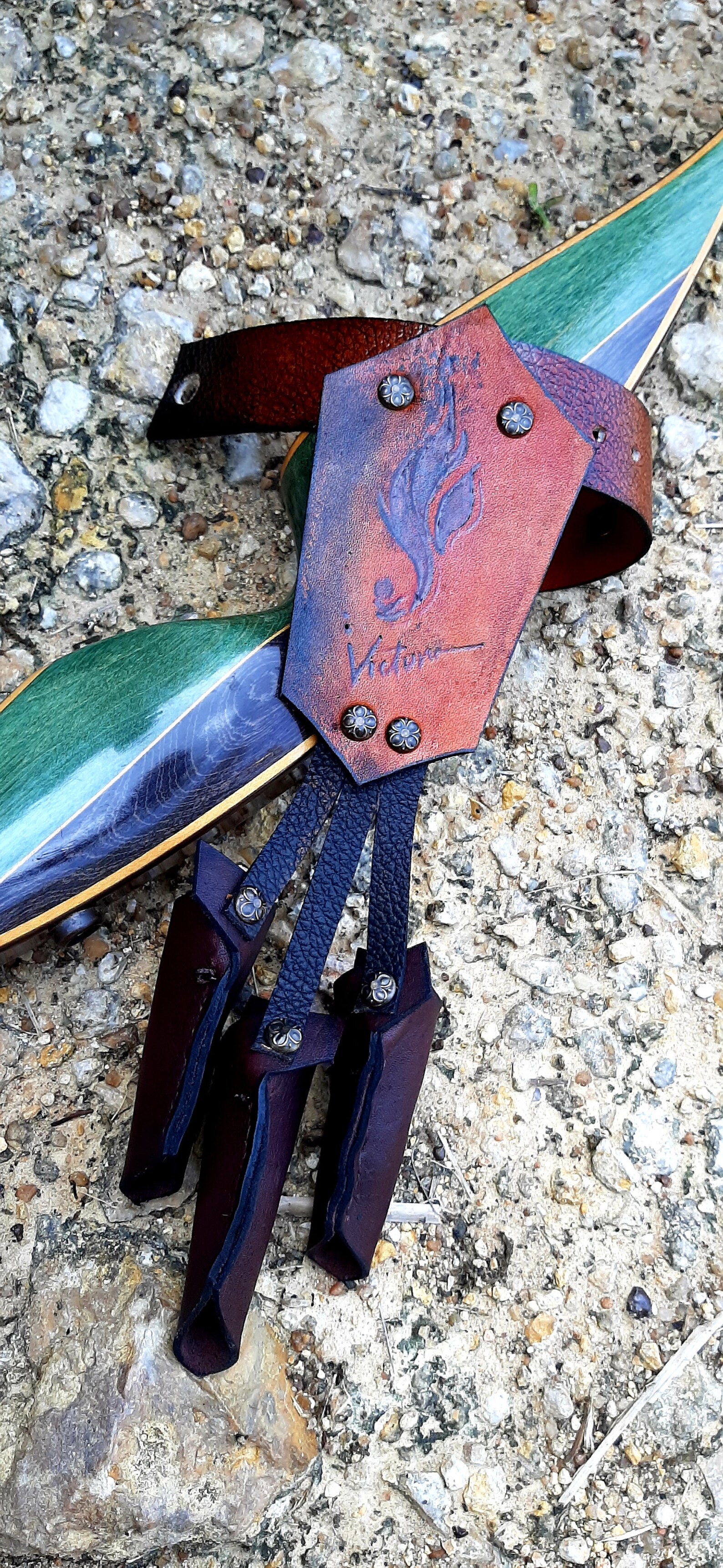 Traditional Archery Shooting Glove Custom Handmade Custom Art Etsy