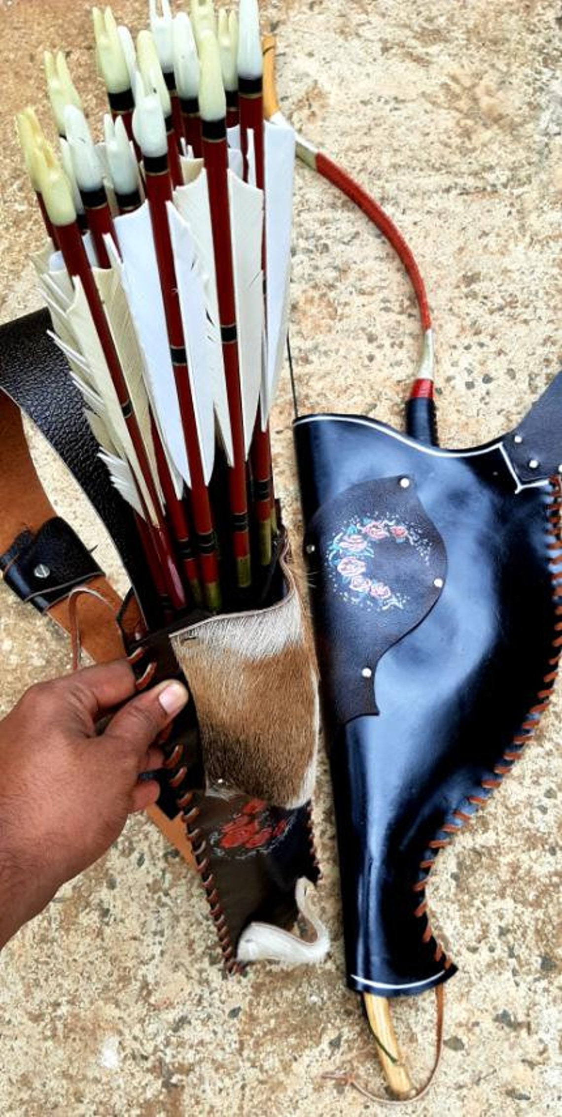 Horse Bow Case and Back Quiver With Your Preferred Art Custom Etsy