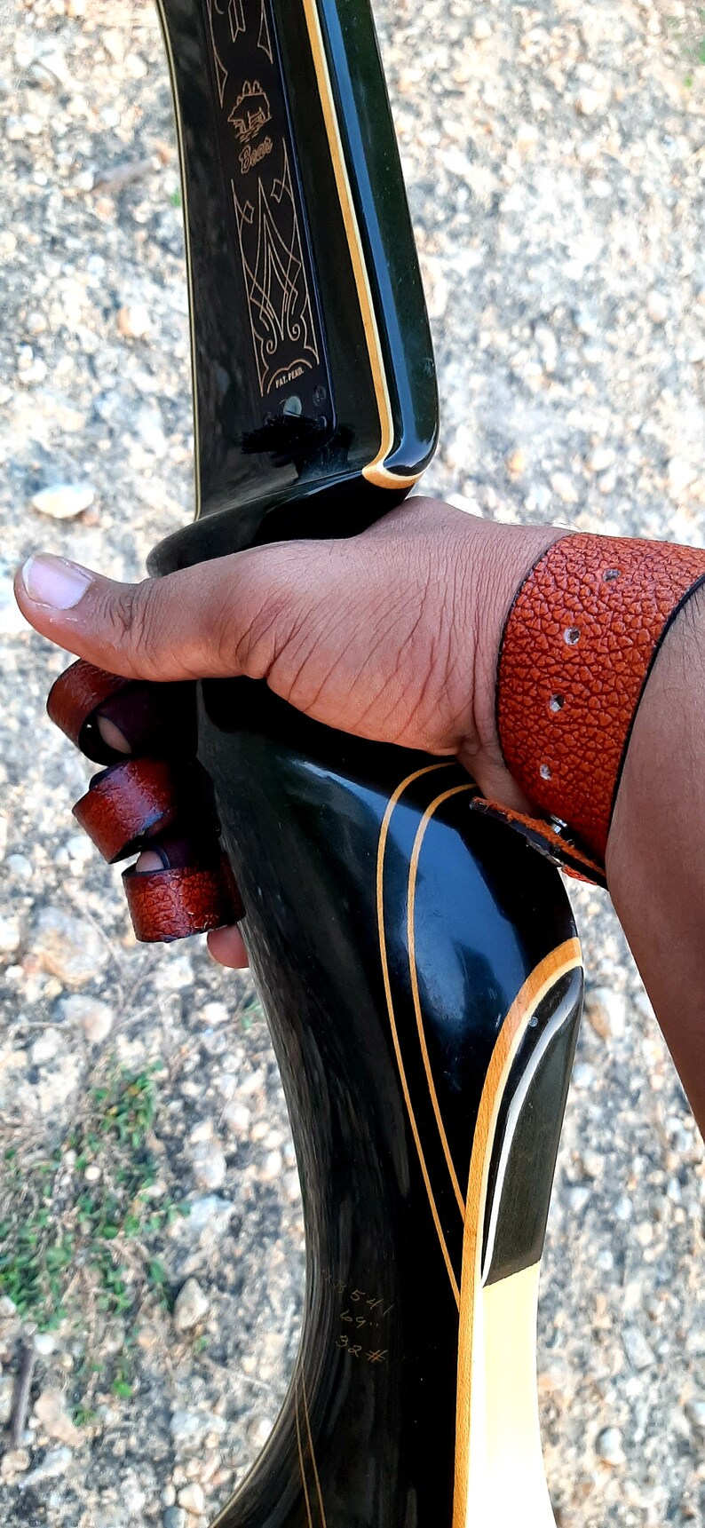 Traditional Archery Shooting Glove Custom Handmade Custom Art Etsy