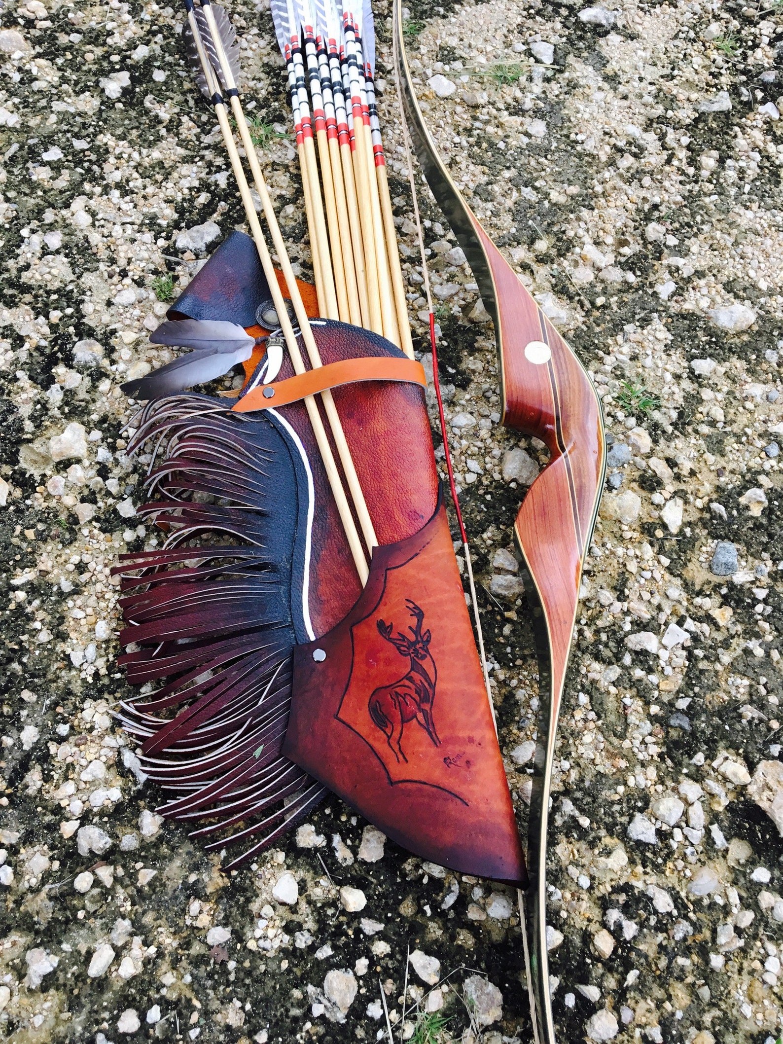 Hip Quiver Indian Style Native Quiver Field Quiver Belt Quiver Etsy