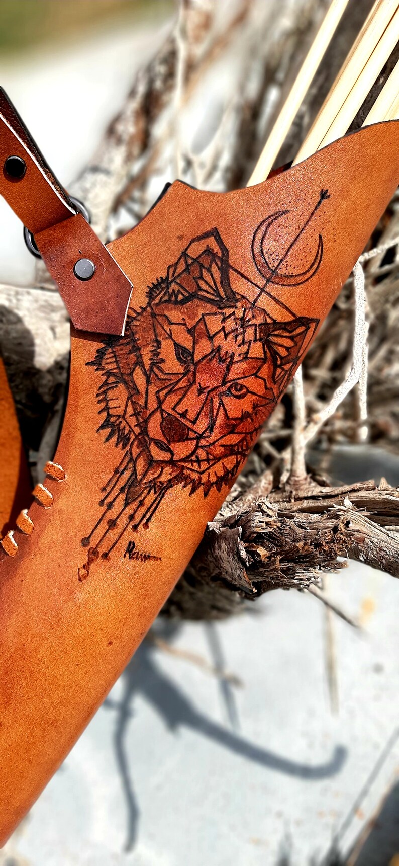 Hip /field/belt Quiver & Arm Guard Traditional Archery Custom Etsy