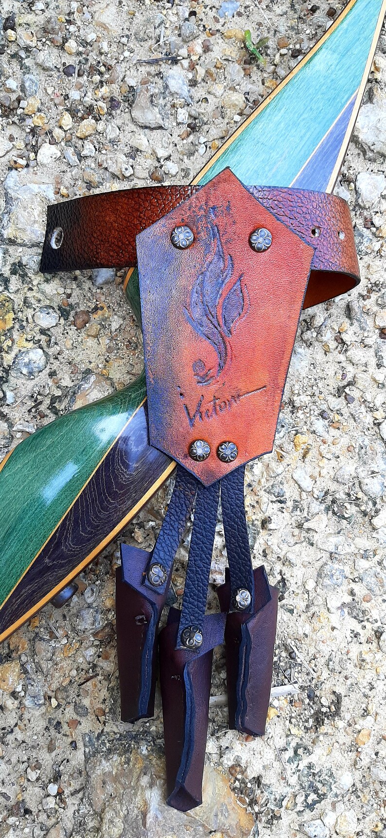 Traditional Archery Shooting Glove Custom Handmade Custom Art Etsy