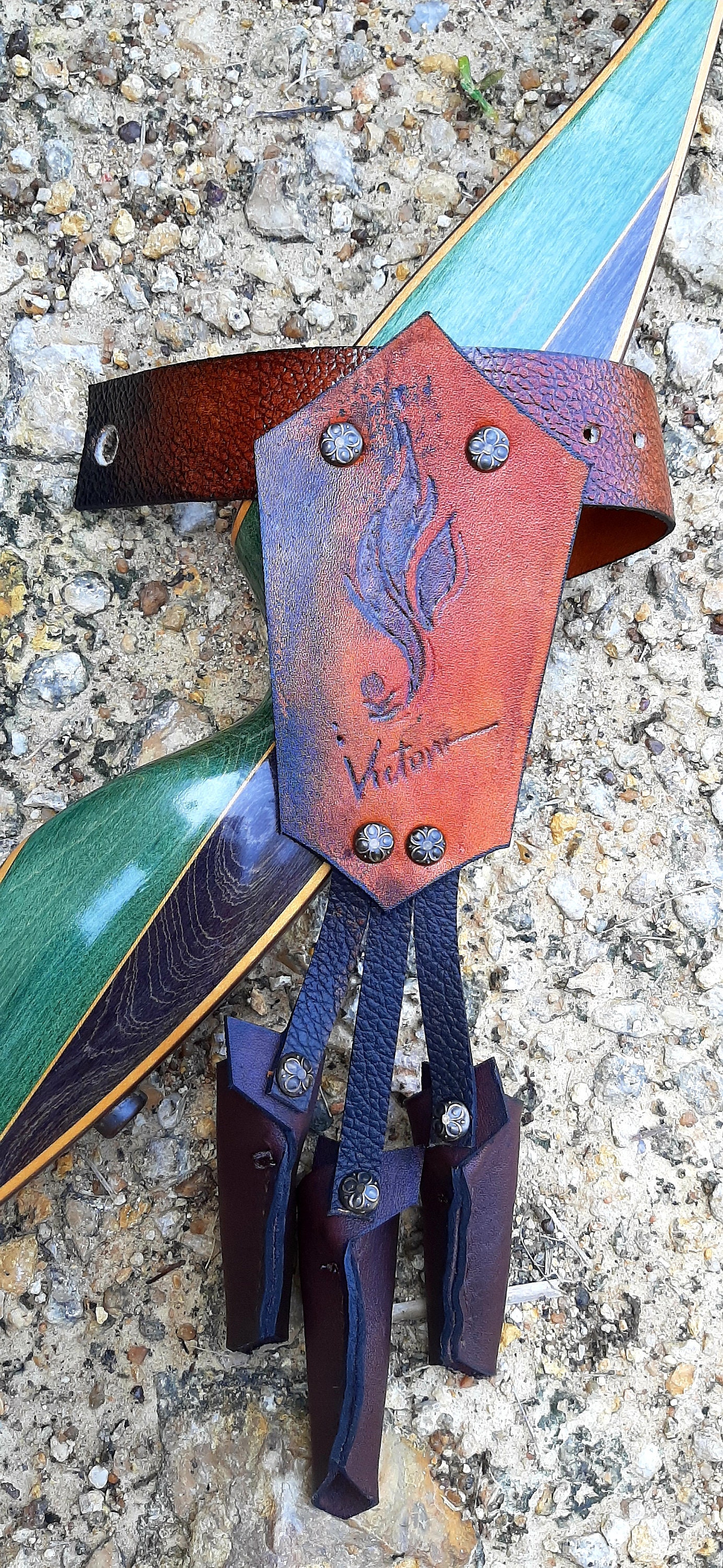 Traditional Archery Shooting Glove Custom Handmade Custom Art Etsy