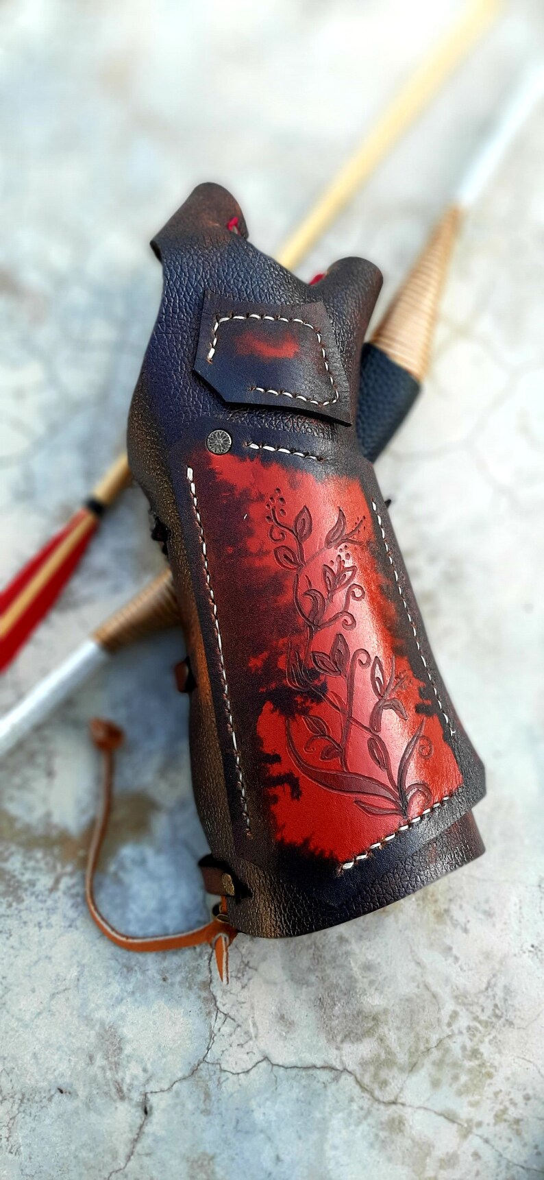 Archery Shooting Glove Arm Guard for Horsebow Asiatic Bow Etsy UK