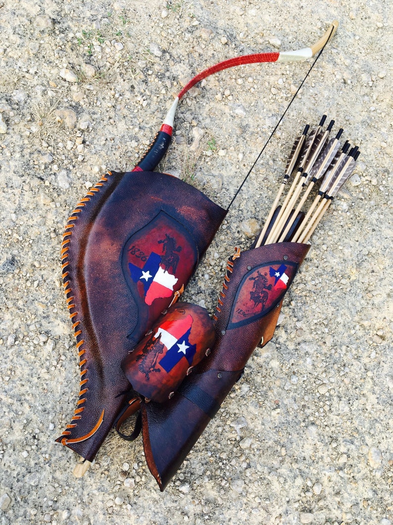 Horse Bow Bow Case Quiver and Arm Guard Complete matching set Etsy