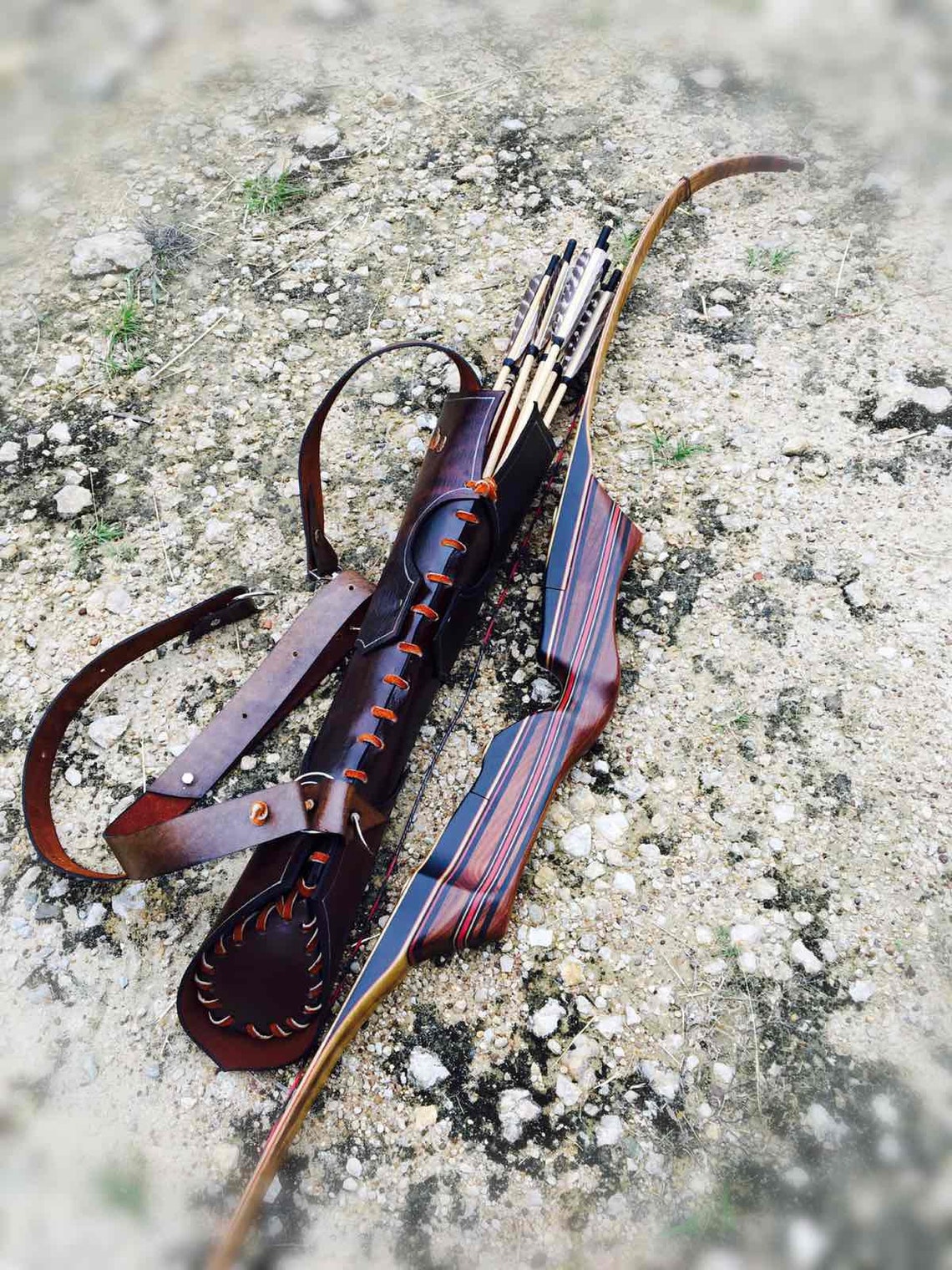 Handmade Leather Back Quiver Traditional Archery Back Quiver Etsy