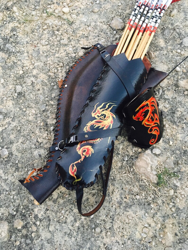 Horse Bow Bow Case Quiver and Arm Guard Complete matching set Etsy