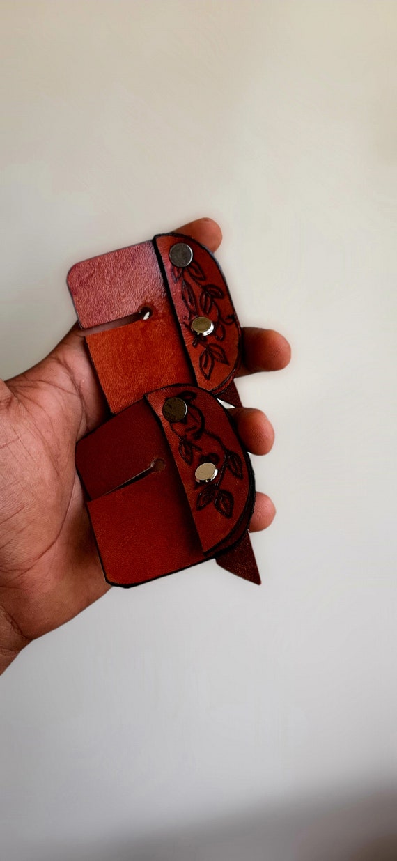 Traditional Archery Shooting Tab Custom Handmade Custom Art Etsy