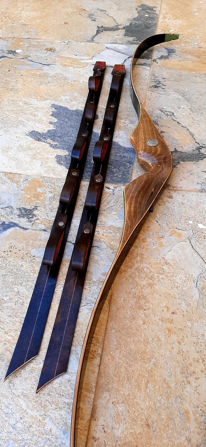 Leather Bow Rack for 5 BOWS traditional Recurves or Long bow Etsy