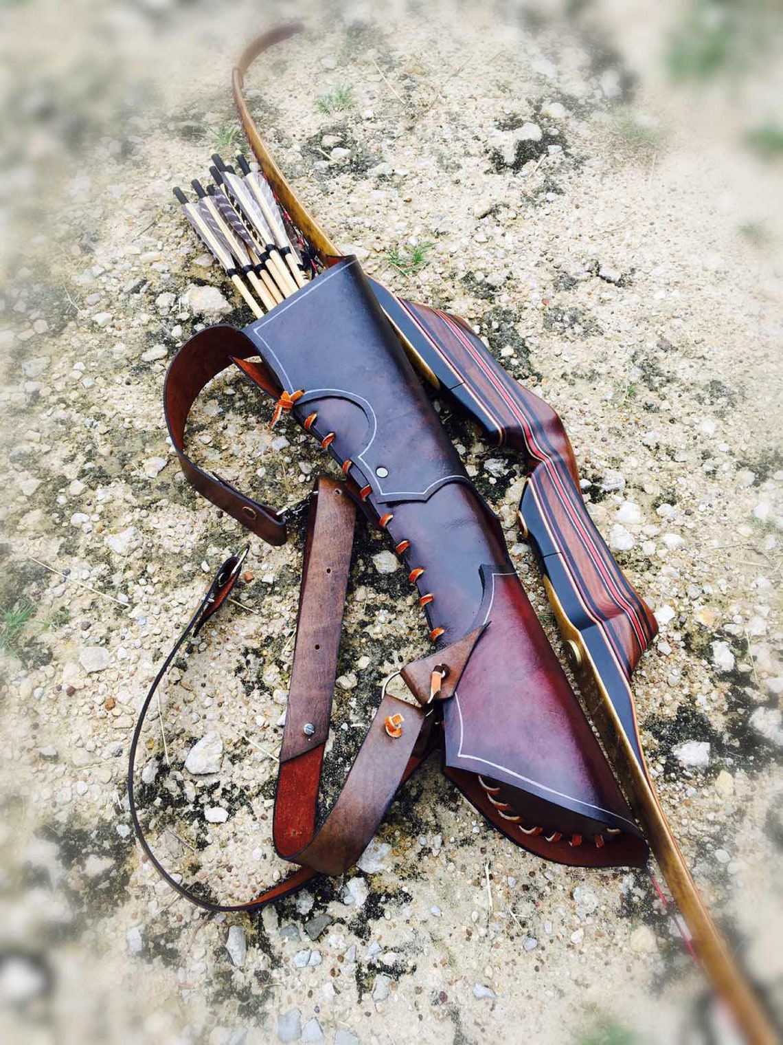 Handmade Leather Back Quiver Traditional Archery Back Quiver Etsy