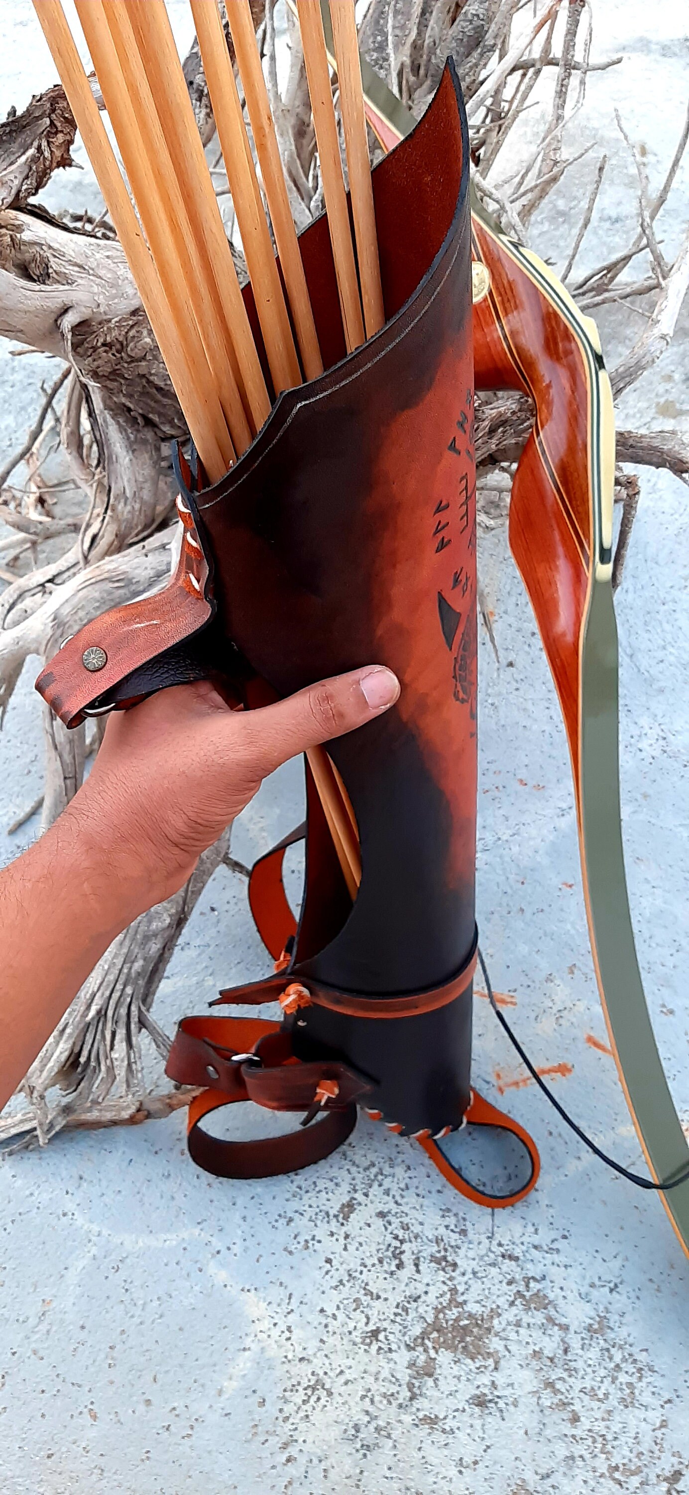 Hunting Side stalking Side Quiver Broadheads Compatible Etsy