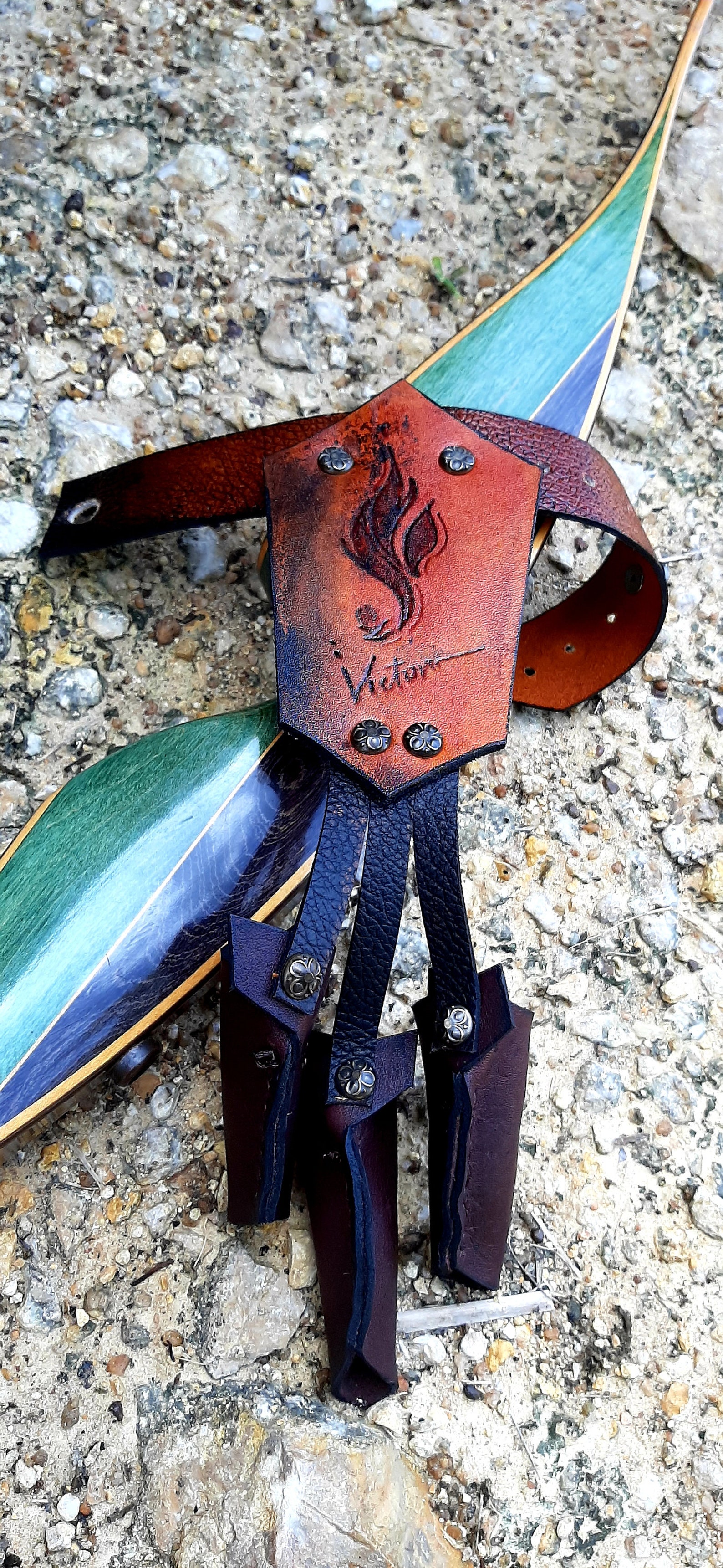 Traditional Archery Shooting Glove Custom Handmade Custom Art Etsy