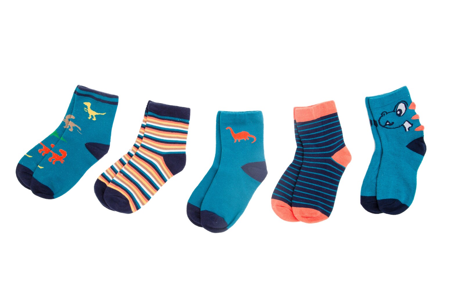 Children's Dinosaur Socks Happy Dinosaur Socks Funky Etsy