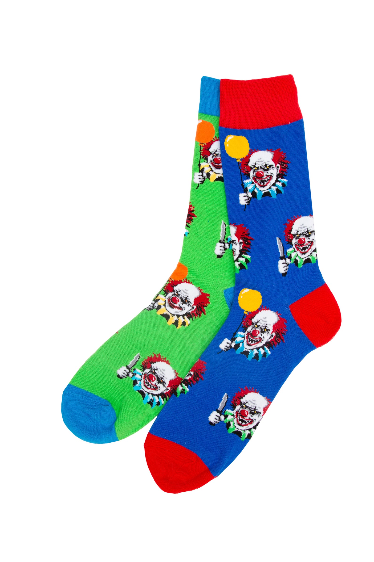 Evil Clowns Odd Socks Happy Funky Socks Cool Socks Fun Etsy