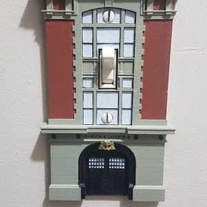 Ghostbusters Hook & Ladder 8 light switch cover STL file digital download
