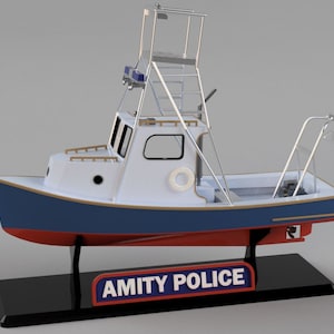 Amity Police boat &quot;JAWS 2&quot; 3d Model