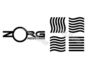 Zorg Industries and Element Symbols Digital Cut File - SVG, PNG, DXF