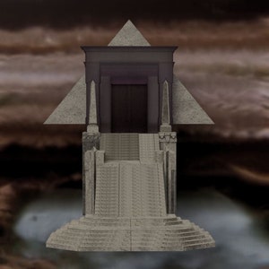 Ghostbusters 84 Gozer temple 3d model