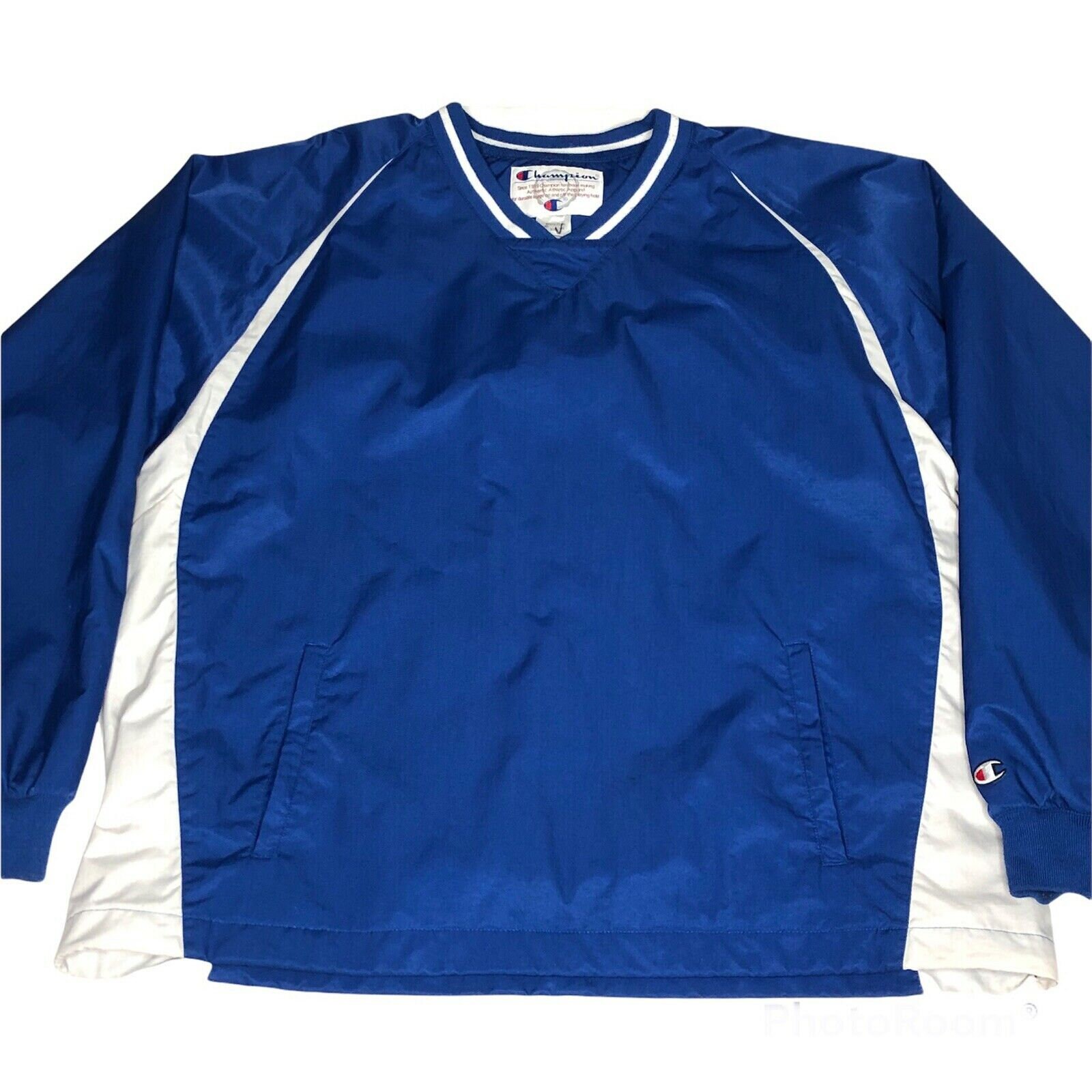 Champion Pullover Jacket Windbreaker Nylon Spell Out Vintage