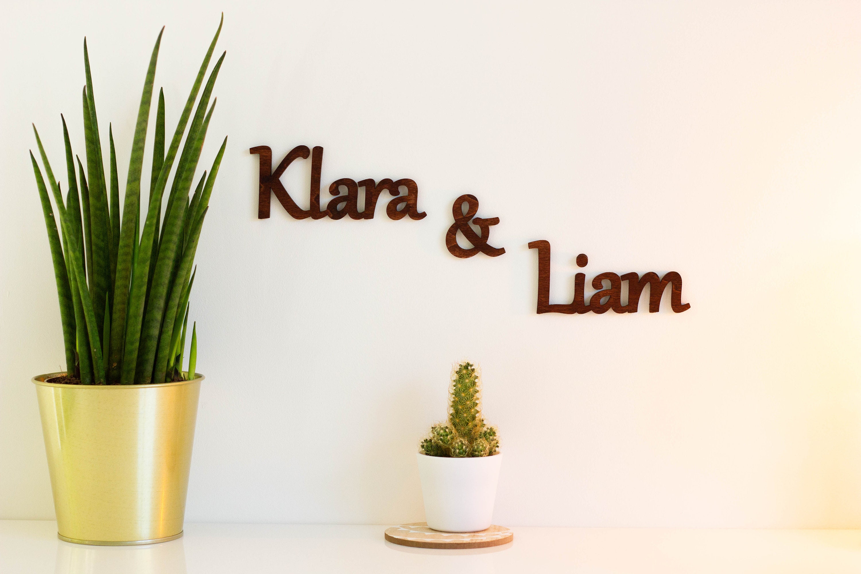 Prénom en Bois Sur-Mesure Fabrication Française