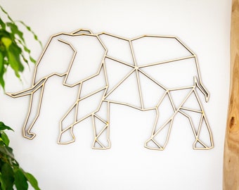 Éléphant en bois fabrication française