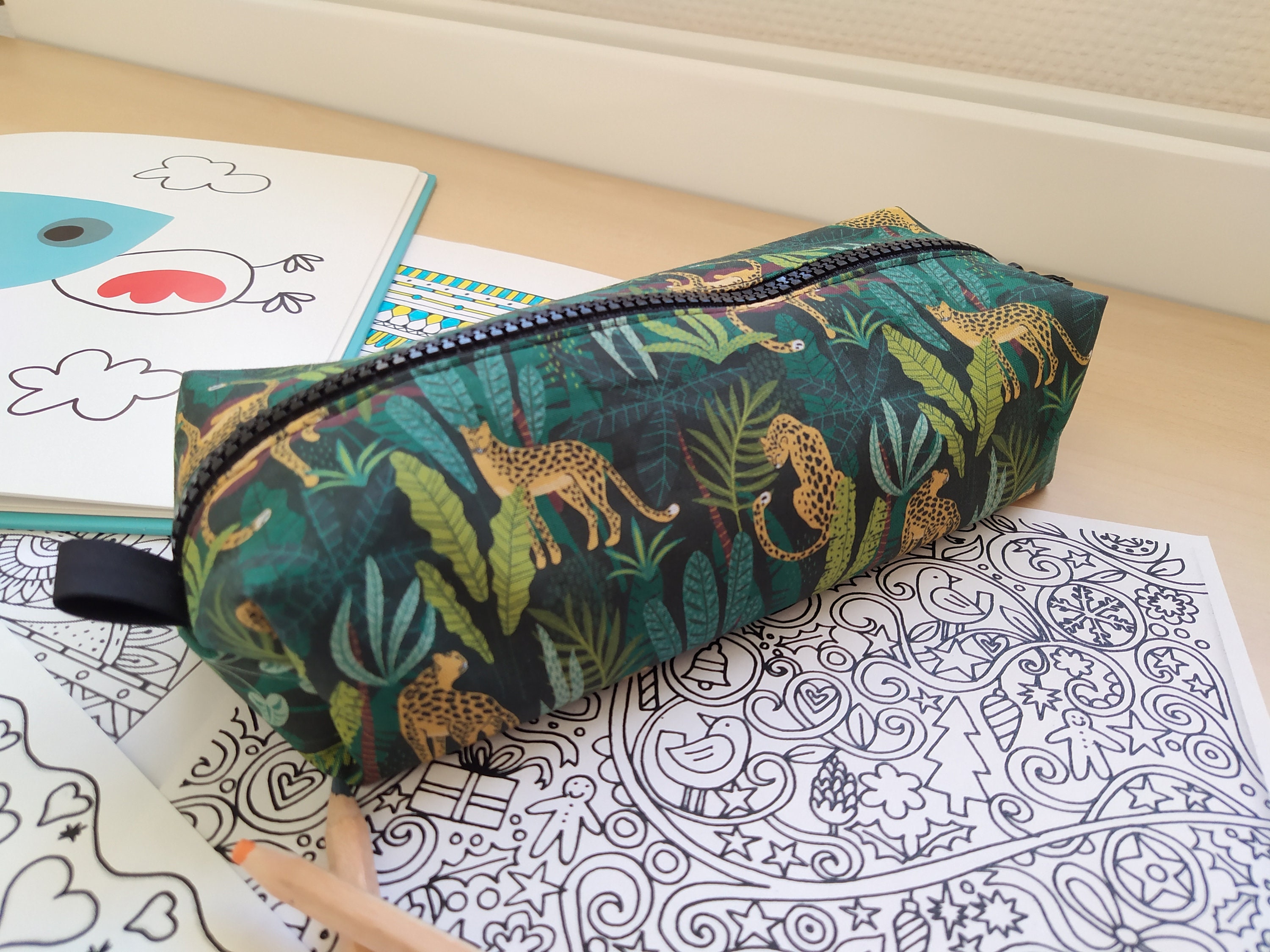 Trousse Rectangulaire Cousue Main