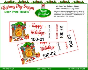 Door Prize Ticket Etsy