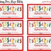 Christmas Door Prize Tickets- Printable Christmas Door Prize Tickets ...