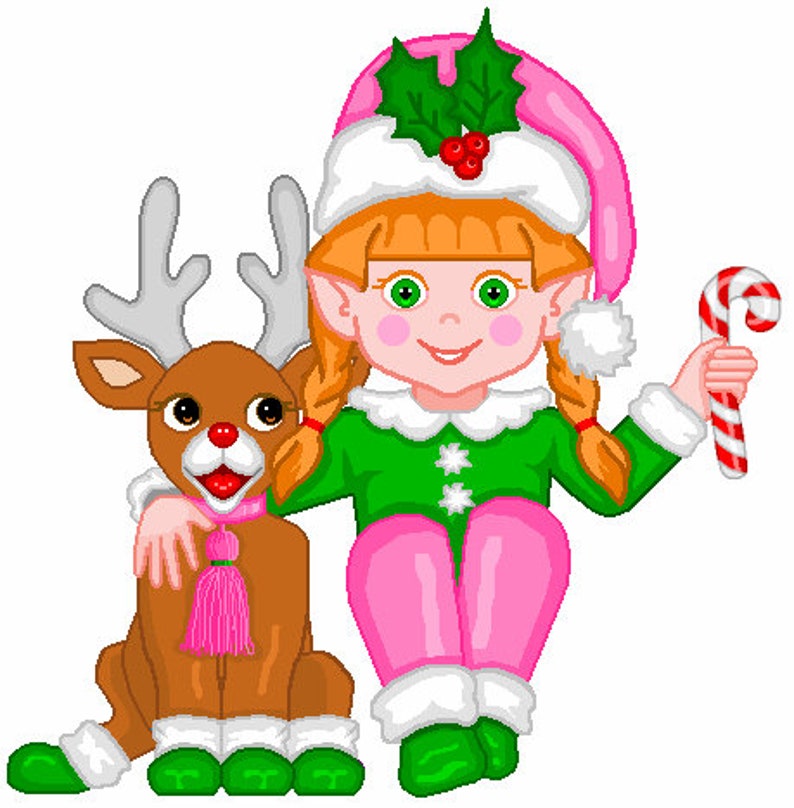 Christmas Clipart - Printable Christmas Clipart, Christmas Elf Clipart ...