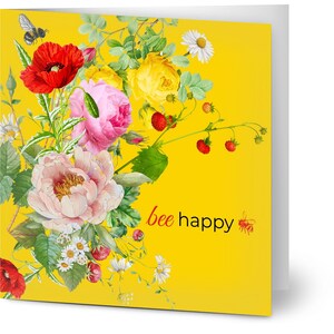 10 biglietti vuoti con buste - Collezione Bee-happy