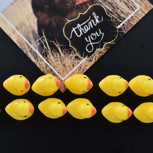 12 - Cute Duck Magnets, Refrigerator Magnets, Duck decor, Decorative magnets, Easter gift, for Magnetic board, Organizer