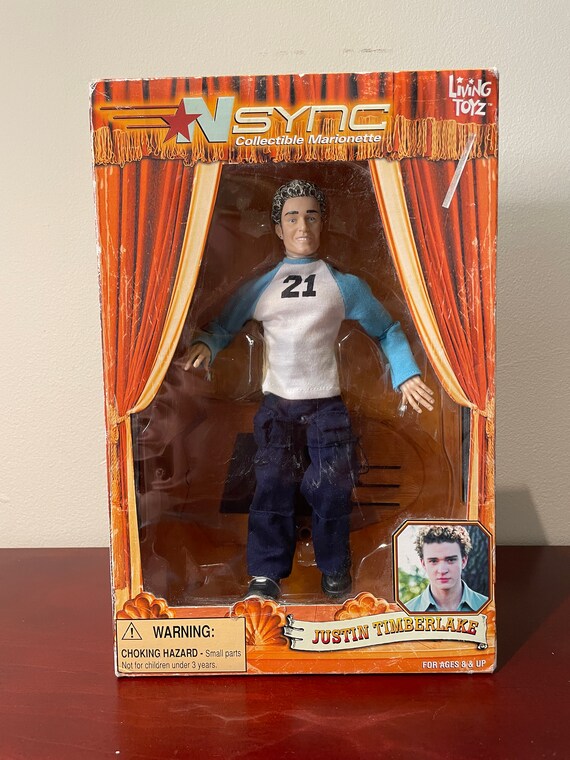 NSYNC Collectible Puppet Justin Timberlake Living Etsy