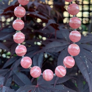 Bracelet. Beautiful Rhodochrosite. Lithotherapy. Reiki. Gems. Meditation .