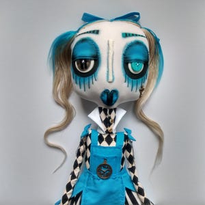 Alice - handmade doll / goth doll / crrepy cute doll / Alice in Wonderland doll