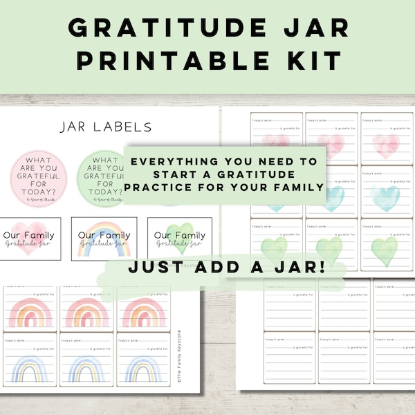 Gratitude Jar - Etsy