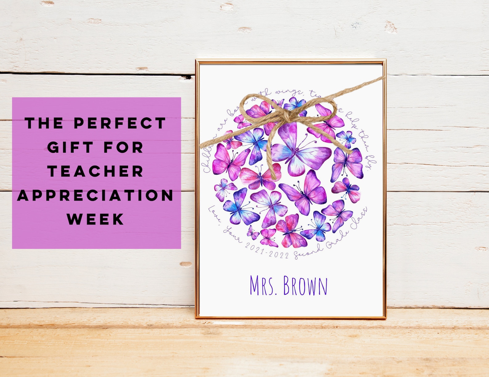 Quotes Teacher Appreciation Week Personalized Teacher Gift | Etsy
