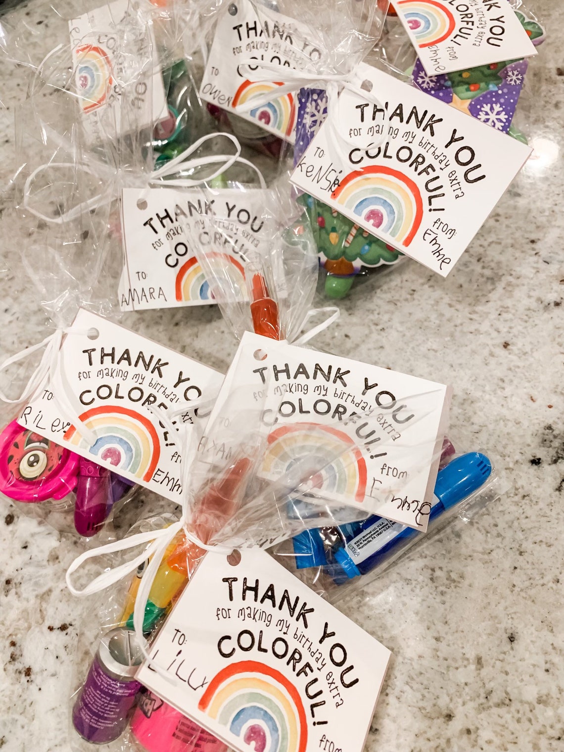 Printable Birthday Favor Tags, Happy Birthday Printables - Etsy