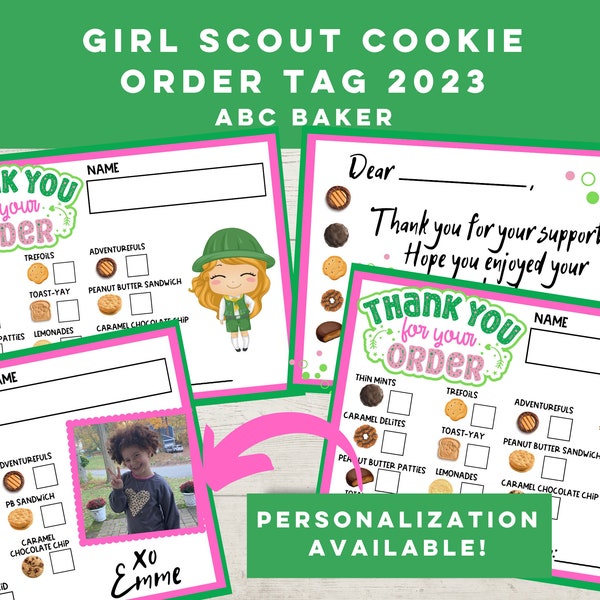 2023 Girl Scout Cookie Order Form Etsy