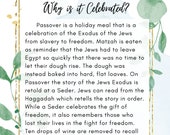 Passover Printables,  Meaning of Passover Printable, Seder Printables