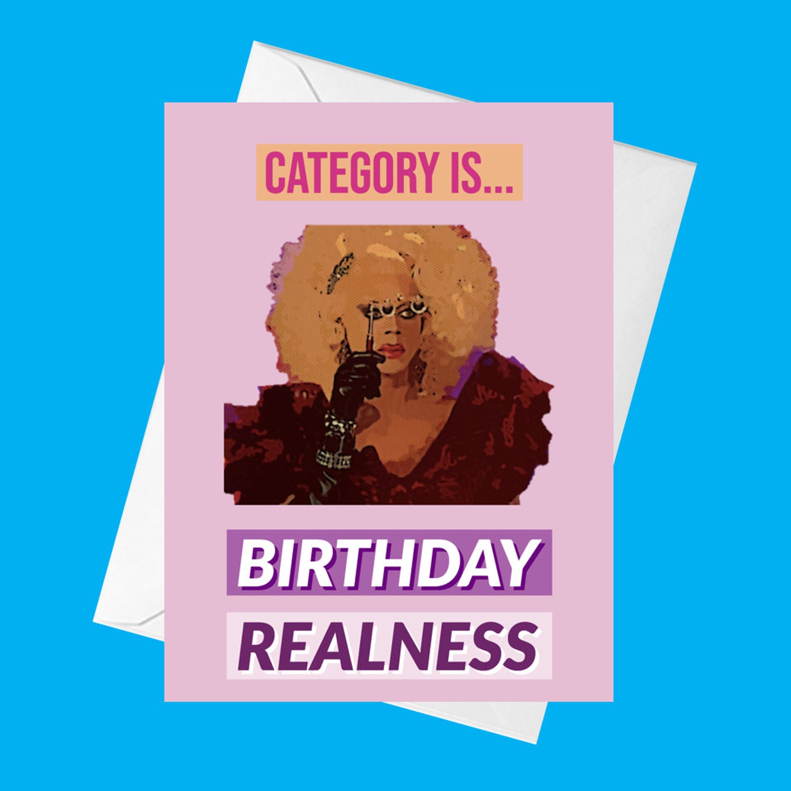 Rupaul Birthday Card - Etsy UK