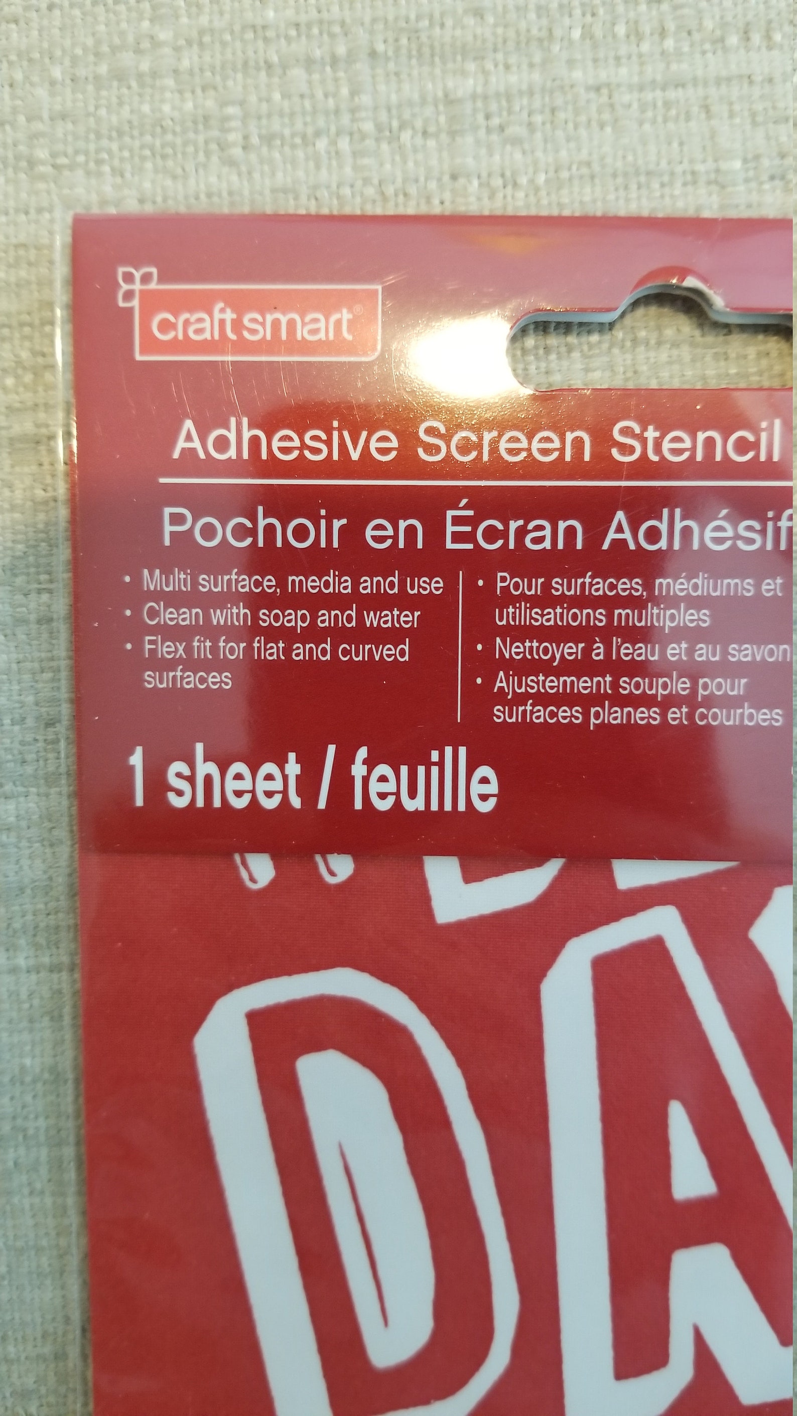 Two peel and stick reusable stencils New in original packaging Etsy