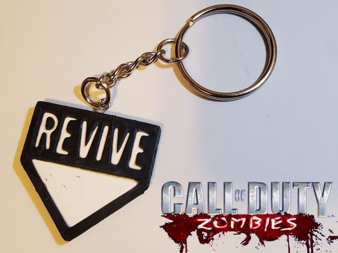Call of Duty Zombies Keychain Revive Symbol Etsy