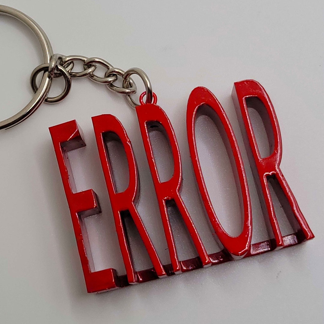 Source Engine Error Keychain - Etsy